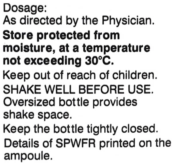 Omnicef O Bottle Of 30ml Suspension