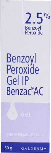 Benzac Ac 2.5% Tube Of 30Gm Gel