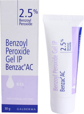 Benzac Ac 2.5% Tube Of 30gm Gel