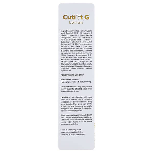 Cutiyt G12 Tube Of 50ml Lotion