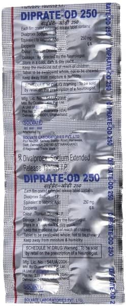 Diprate Od 250mg Strip Of 10 Tablets