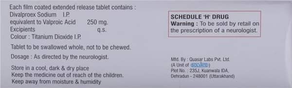 Diprate Od 250mg Strip Of 10 Tablets