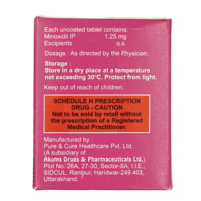 Xtra Denser M 1.25mg Bottle Of 30 Tablets