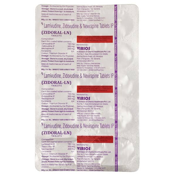 Zidoral Ln Strip Of 10 Tablet
