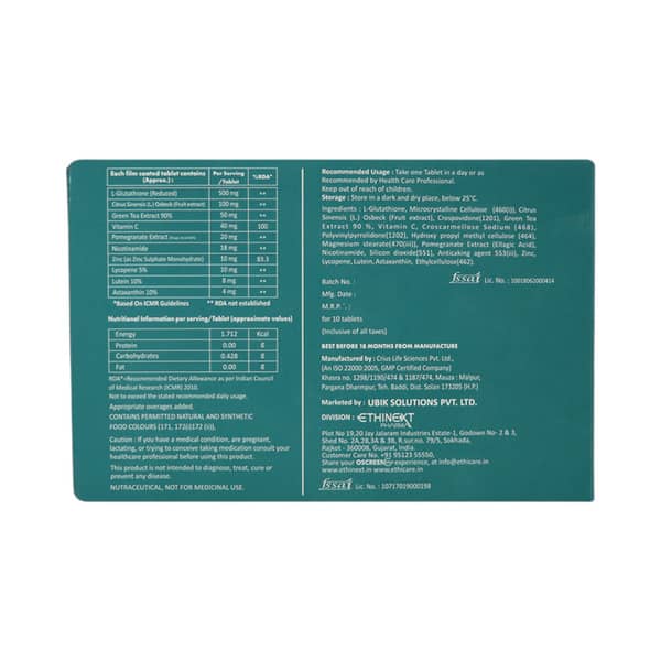 Oscreen Gold Strip Of 10 Tablets