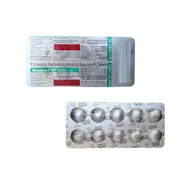 Olmistrum Mt 20/50Mg Strip Of 10 Tablets