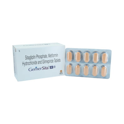 Gemer Sita Ir 50/1000/1mg Strip Of 10 Tablets
