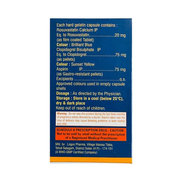 Rosuhenz Gold 20Mg Strip Of 10 Capsules