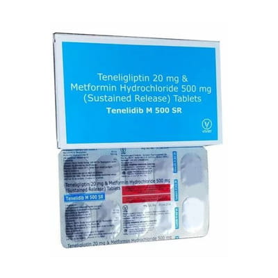 Tenelidib M Sr 20/500mg Strip Of 10 Tablets