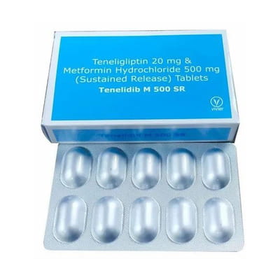 Tenelidib M Sr 20/500mg Strip Of 10 Tablets
