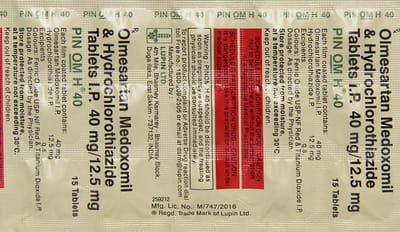 Pin Om H 40mg Strip Of 15 Tablets