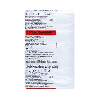 Truglip M Strip Of 10 Tablets