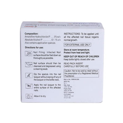 Amroderm Bottle Of 2.5ml Nail Lacquer