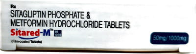 Sitared M 50/1000mg Strip Of 15 Tablets