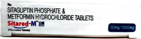 Sitared M 50/1000mg Strip Of 15 Tablets