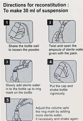 Ritecef O 50mg Bottle Of 30ml Dry Syrup