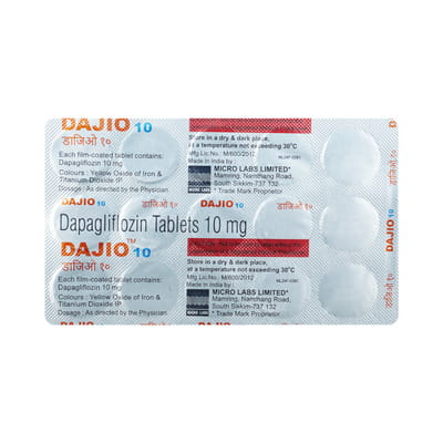 Dajio 10mg Strip Of 10 Tablets