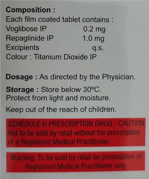 Volix R 0.2/1mg Strip Of 10 Tablets