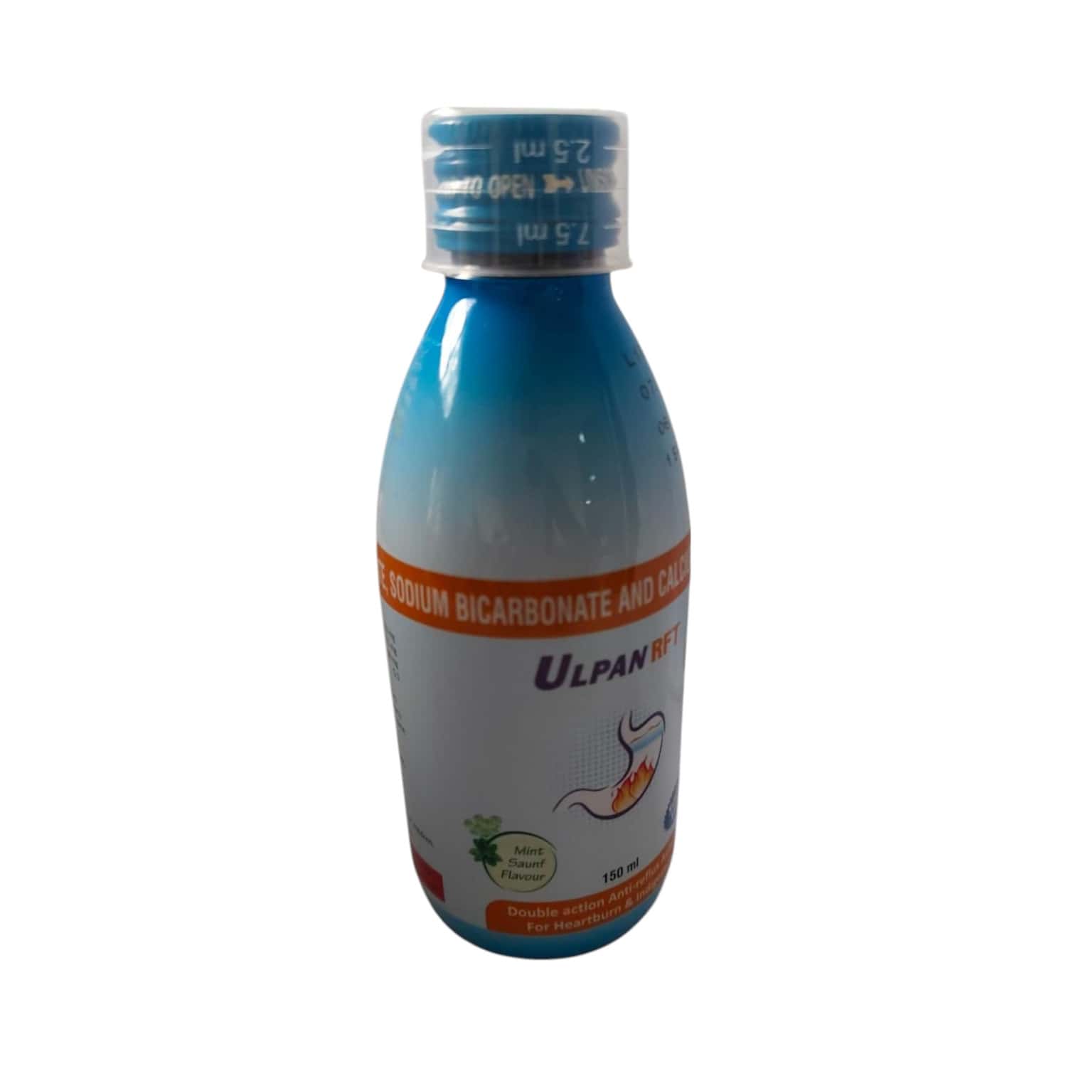 Pan Rft Ulpan Rft Mint Saunf Flavour Sugar Free Bottle Of 150ml Suspension ...
