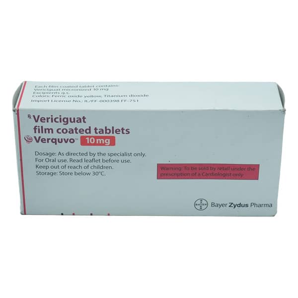 Verquvo 10mg Strip Of 14 Tablets