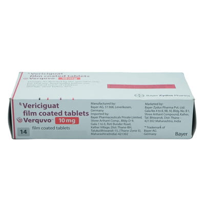 Verquvo 10mg Strip Of 14 Tablets