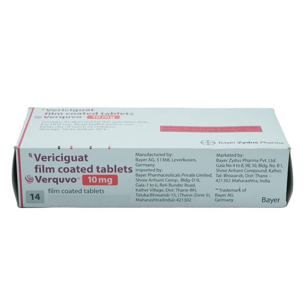 Verquvo 10mg Strip Of 14 Tablets