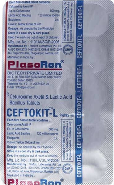 Ceftokit L Tablet 10