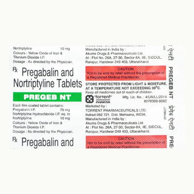 Pregeb Nt Strip Of 10 Tablets