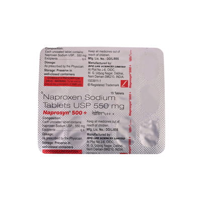 Naprosyn 500 Plus Strip Of 15 Tablets