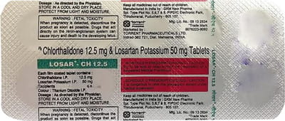 Losar Ch 12.5mg Strip Of 10 Tablets