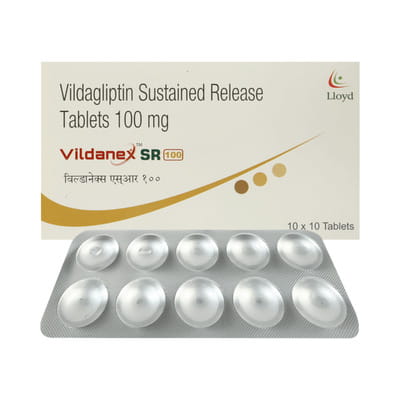 Vildanex Sr 100mg Strip Of 15 Tablets