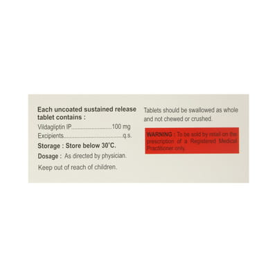 Vildanex Sr 100mg Strip Of 15 Tablets