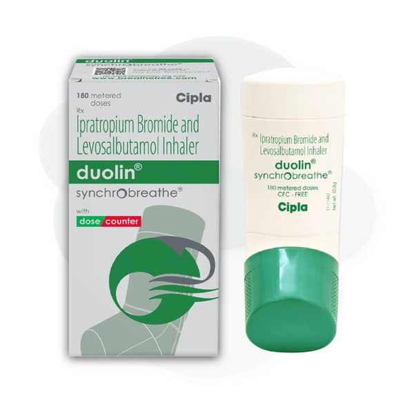 Duolin Synchrobreathe Cfc Free Bottle Of 180 Metered Dose Inhaler