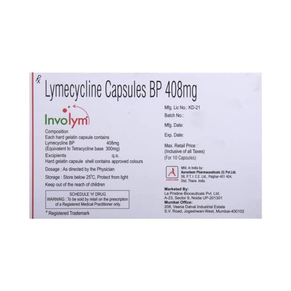 Involym 408mg Strip Of 8 Capsules