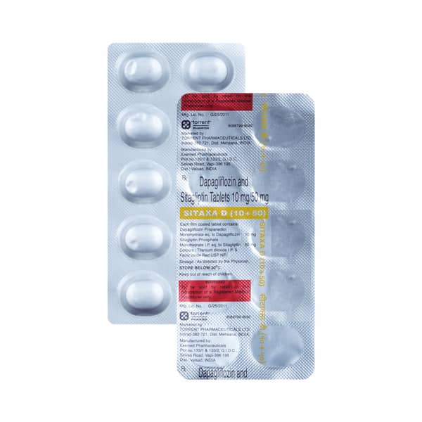 Sitaxa D 10/50mg Strip Of 10 Tablets