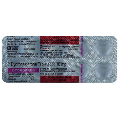 Dydropreg 10mg Strip Of 10 Tablets