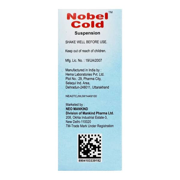 Nobel Cold Orange Flavour Bottle Of 60Ml Suspension
