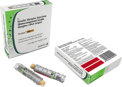 Toujeo 300iu Cartridge Of 1.5ml Solution For Injection