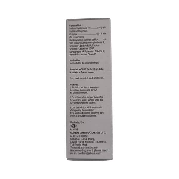 Hysodew 0.1% Bottle Of 10ml Eye Drops