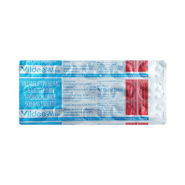 Vildee M 50/500mg Strip Of 15 Tablets