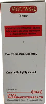 Montas L Bottle Of 30ml Syrup