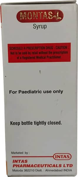 Montas L Bottle Of 30ml Syrup