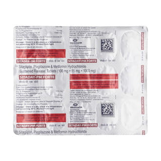 Sitaday Pm Forte Strip Of 15 Tablets