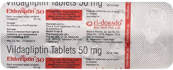 Eldoviptin 50mg Strip Of 10 Tablets