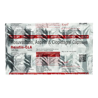 Rozutin Cla 10/75/75 Mg Strip Of 10 Capsules