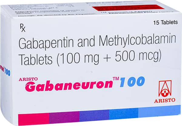 Gabaneuron 100mg/500mcg Strip Of 15 Tablets