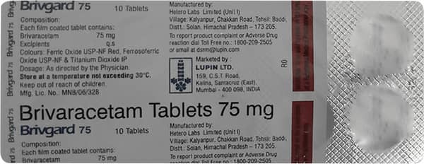 Brivgard 75mg Strip Of 10 Tablets