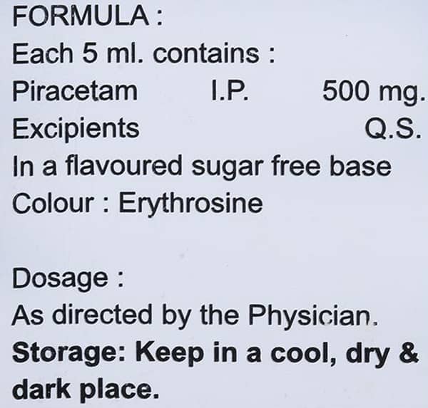 Neurofit Sugar Free Bottle Of 200ml Syrup