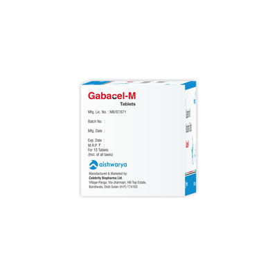 Gabacel M 300mg/500mcg Strip Of 10 Tablets