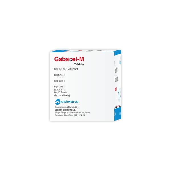 Gabacel M 300mg/500mcg Strip Of 10 Tablets